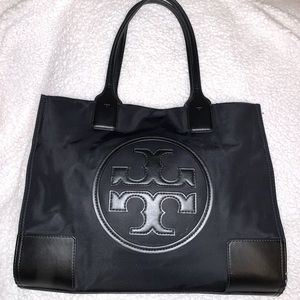 Tory Burch Ella Mini Tote Bag in Black